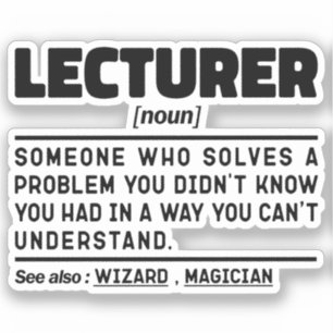 Pegatina Conferenciante Noun Public Speaker Enseña memes di