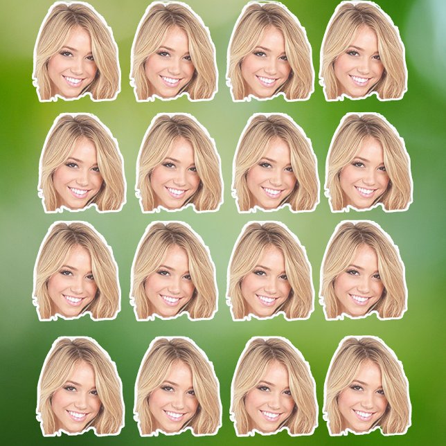 Pegatina Confetti facial personalizado (Subido por el creador)