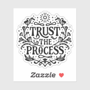 Pegatina Confía en el proceso