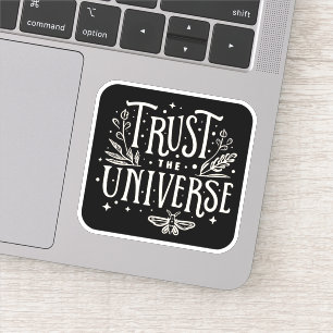 Pegatina Confiar en el universo
