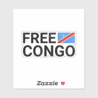 Pegatina Congo Libre