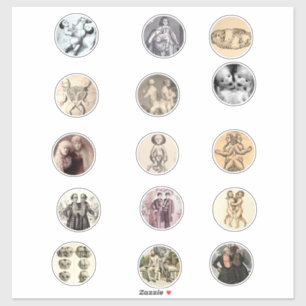 Pegatina Conjuntamente con los gemelos siameses en Sideshow