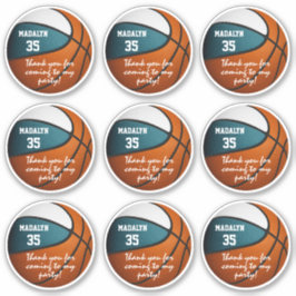 Pegatina conjunto de 9 verde azulados rótulos de partidos d