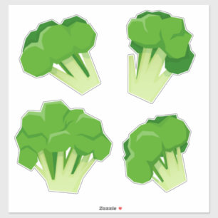 Pegatina Conjunto de brócoli verde