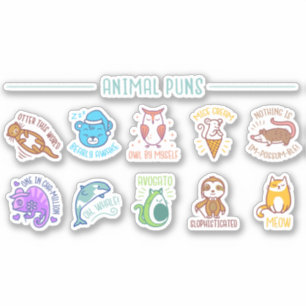 PEGATINA CONJUNTO DE PULGAS ANIMALES CUIDADAS