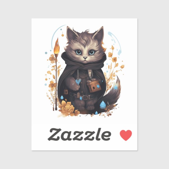 Pegatina Conjunto de Stickers de Gatos Perfecto para Regalo (Hoja)