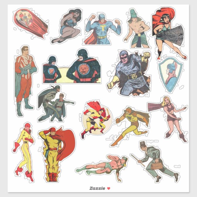Pegatina Conjunto de Stickers Fox Features #1 (Hoja)