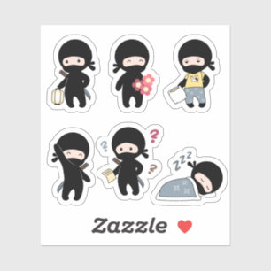 Pegatina Conjunto Ninja Pequeño 4
