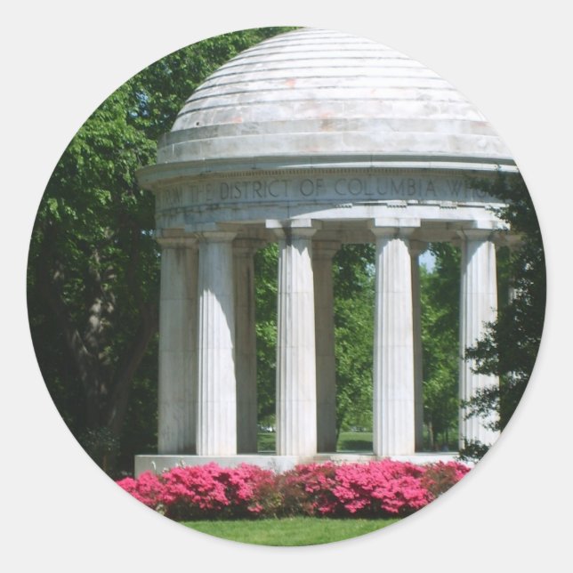 Pegatina conmemorativo de la Primera Guerra Mundia (Anverso)