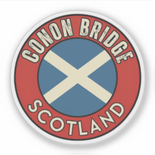 Pegatina Conon Bridge, Escocia