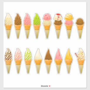 Pegatina Conos de helados