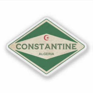 Pegatina Constantine Algeria Vintage