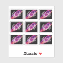 Pegatina Constelación de cáncer de galaxia Rótulo zodiaco