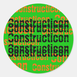 Pegatina Constructicon Hard Gorra