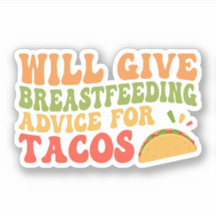 Pegatina Consultor de Lactancia Gracioso Consejero de Lacta