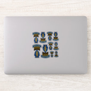 Pegatina Contacto de boinas verdes de las fuerzas especiale