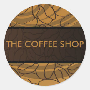 Pegatina contemporánea, divertida y colorida de ca