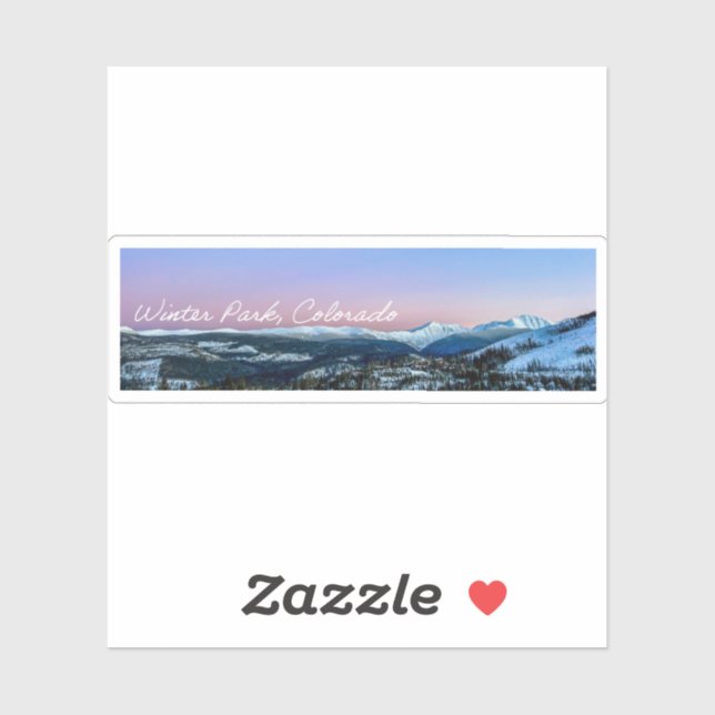 Pegatina Continental Divide Custom-Cut Vinyl Sticker (Hoja)