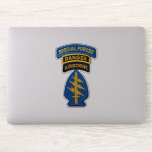 Pegatina Contorno de las boinas verdes de las fuerzas