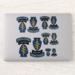 Pegatina Contorno de las boinas verdes de las fuerzas