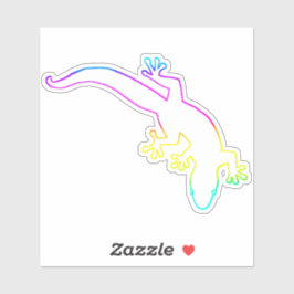 Pegatina Contorno multicolor GECKO