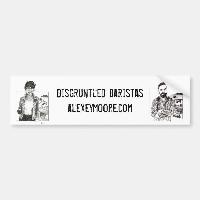 Pegatina contrariedad de Barista (Frente)