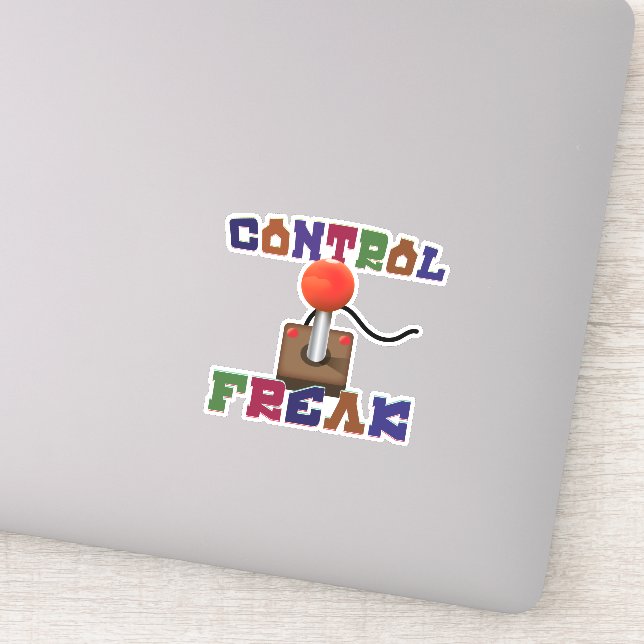 Pegatina Control Freak (Detalle)