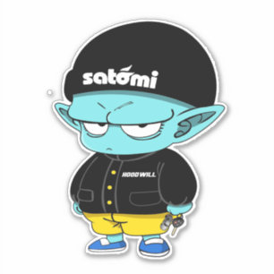 Pegatina controlador satomi x Hoodwill