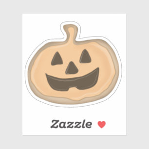 Pegatina cookie de Jack o’lantern