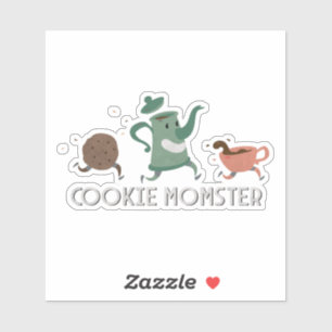 Pegatina Cookie Momster