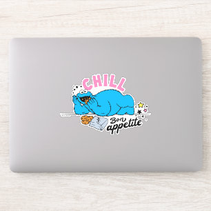 Pegatina Cookie Monster   Chill Bon Appetite