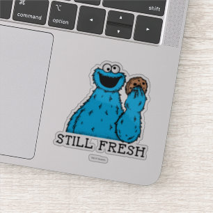 Pegatina Cookie Monster   Todavía Fresco