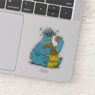 Pegatina Cookie Monster Vintage
