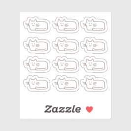 Pegatina Cool Cartoon Cats Custom-Cut Vinyl Stickers