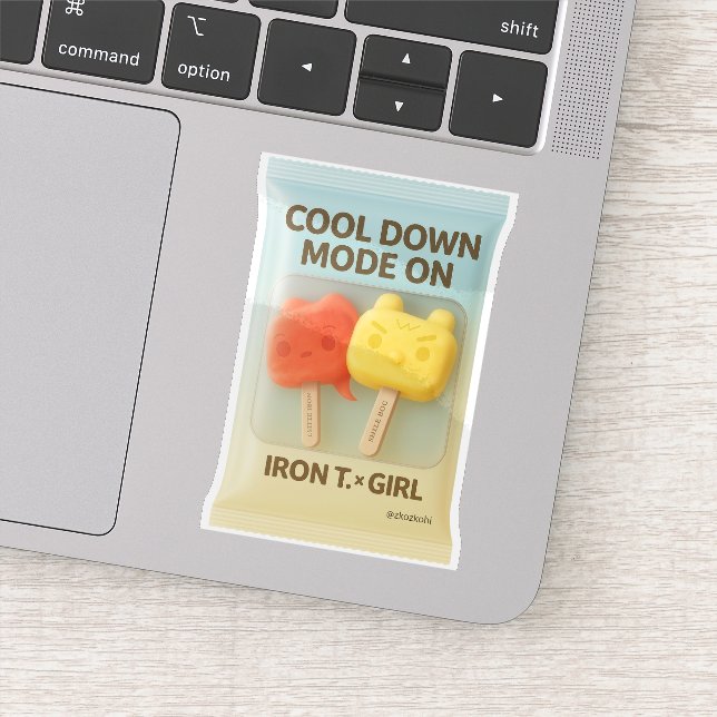 Pegatina Cool Down Mode: Frozen Treat Buddies Toy Art (Detalle)