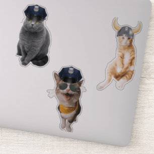 Pegatina Cop Cat
