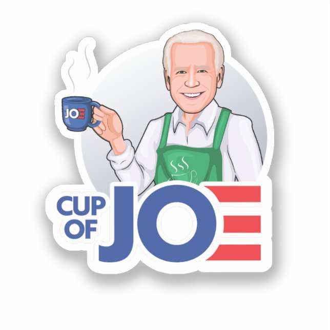 Pegatina Copa de Joe Biden (Anverso)