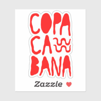 Pegatina Copacabana Beach