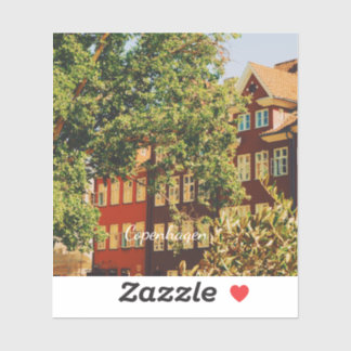 Pegatina Copenhagen cityscape - Denmark