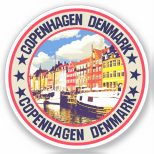 Pegatina Copenhague