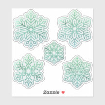 Copos de nieve verde de invierno irlandés