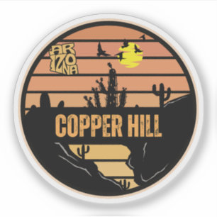 Pegatina Copper Hill, Arizona
