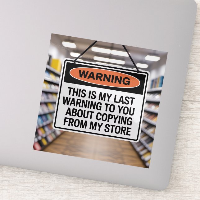 Pegatina Copying Sticker (Detalle)