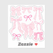 Coquette Pink Bows románticos