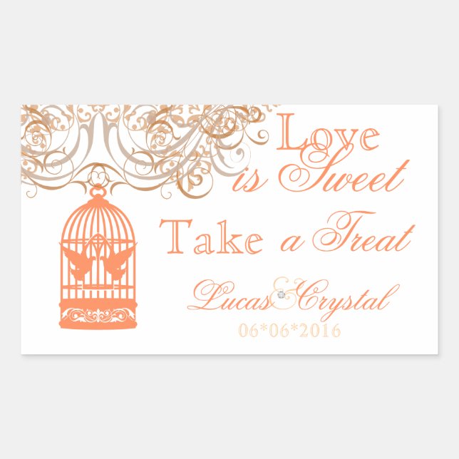 Pegatina coralino encantador de la comida fría del (Anverso)