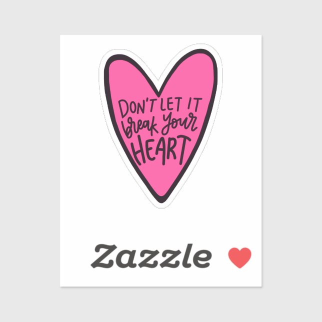 Pegatina corazón (Hoja)