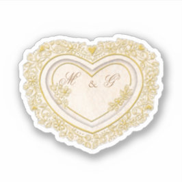 Pegatina Corazón con tus cartas