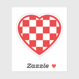 Pegatina Corazón croata