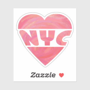 Pegatina Corazón de Nueva York