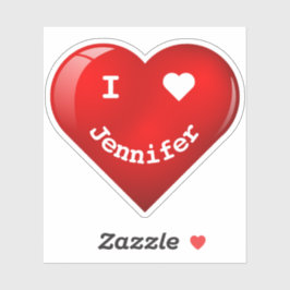 Pegatina Corazón feliz, corazón feliz, corazón personalizad